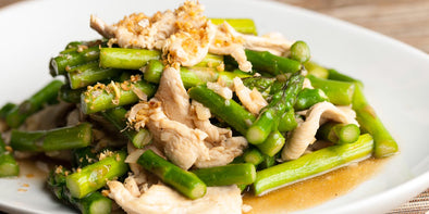 Asparagus & Lemon Chicken Stir Fry